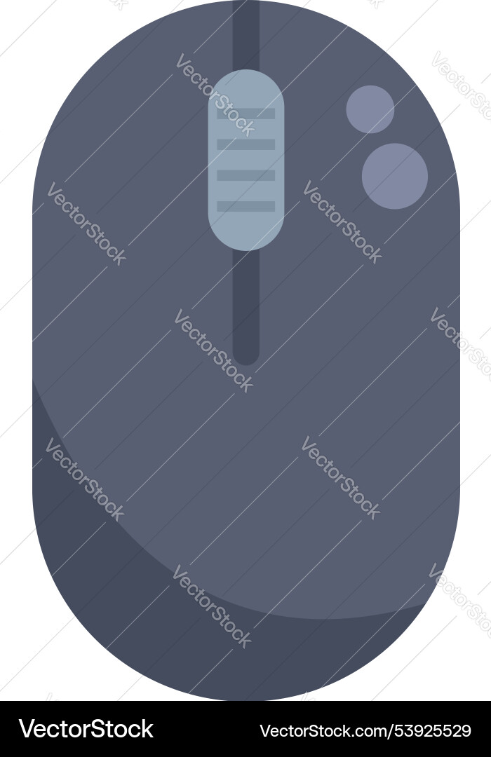 Wireless computer mouse with scroll wheel Wireless computer mouse with scroll wheel vector image