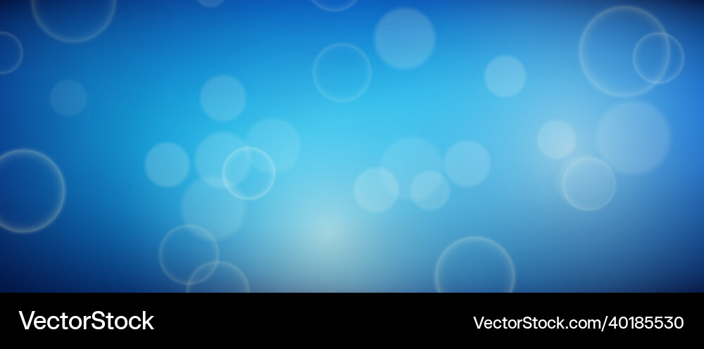 Abstract background with blur bokeh light effect Vector Image