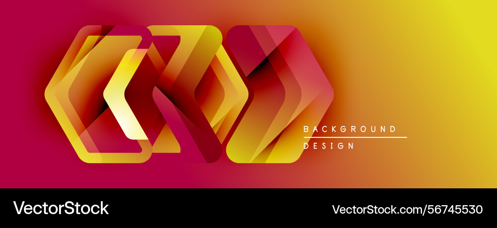 Abstract geometric shapes overlap creating Abstract geometric shapes overlap creating vector image