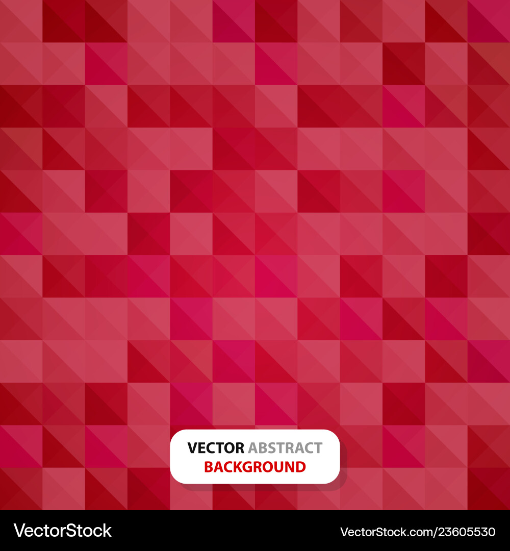 Tile abstract background red color - triangle Tile abstract background red color - triangle Vector Image
