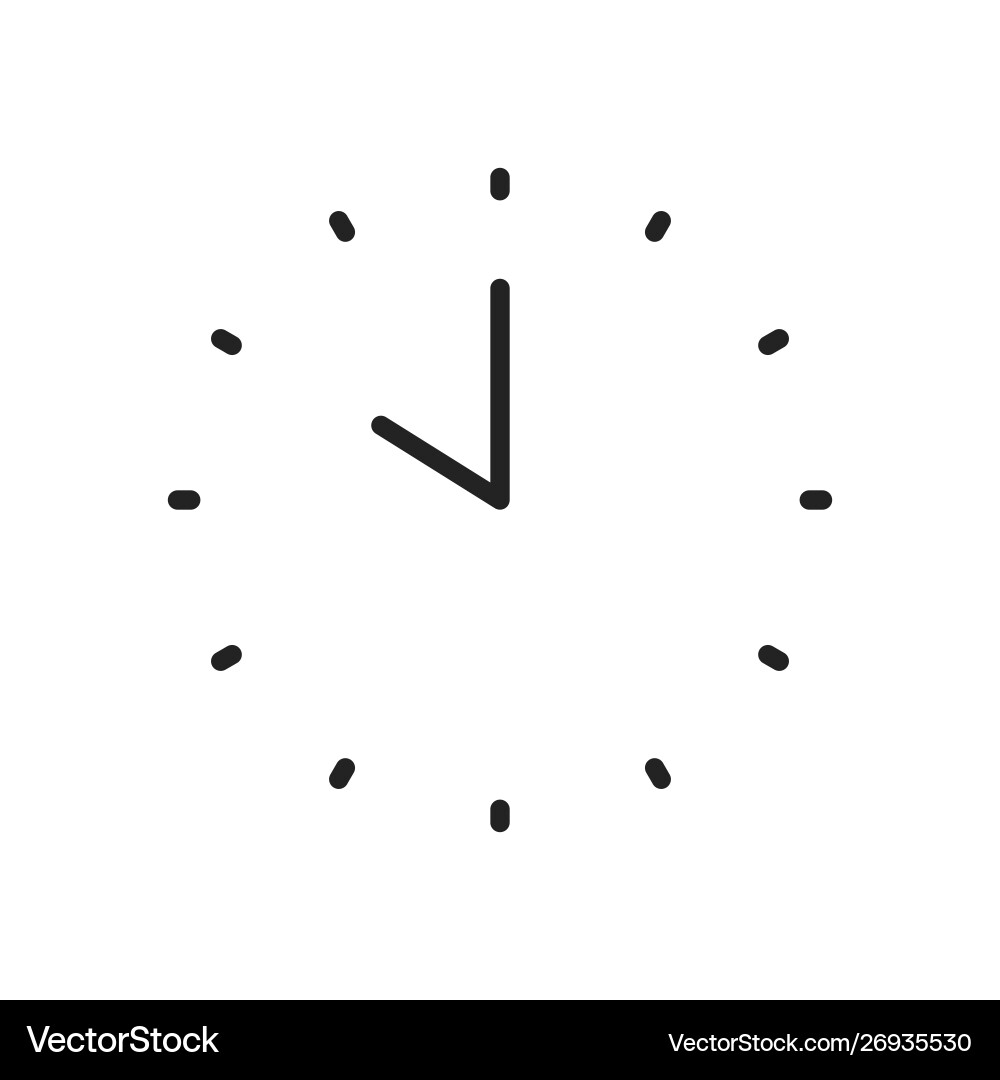 Time and clock web icons in line style timer Vector Image