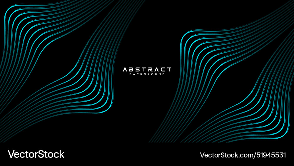 Abstract black background with glowing blue neon Abstract black background with glowing blue neon vector image