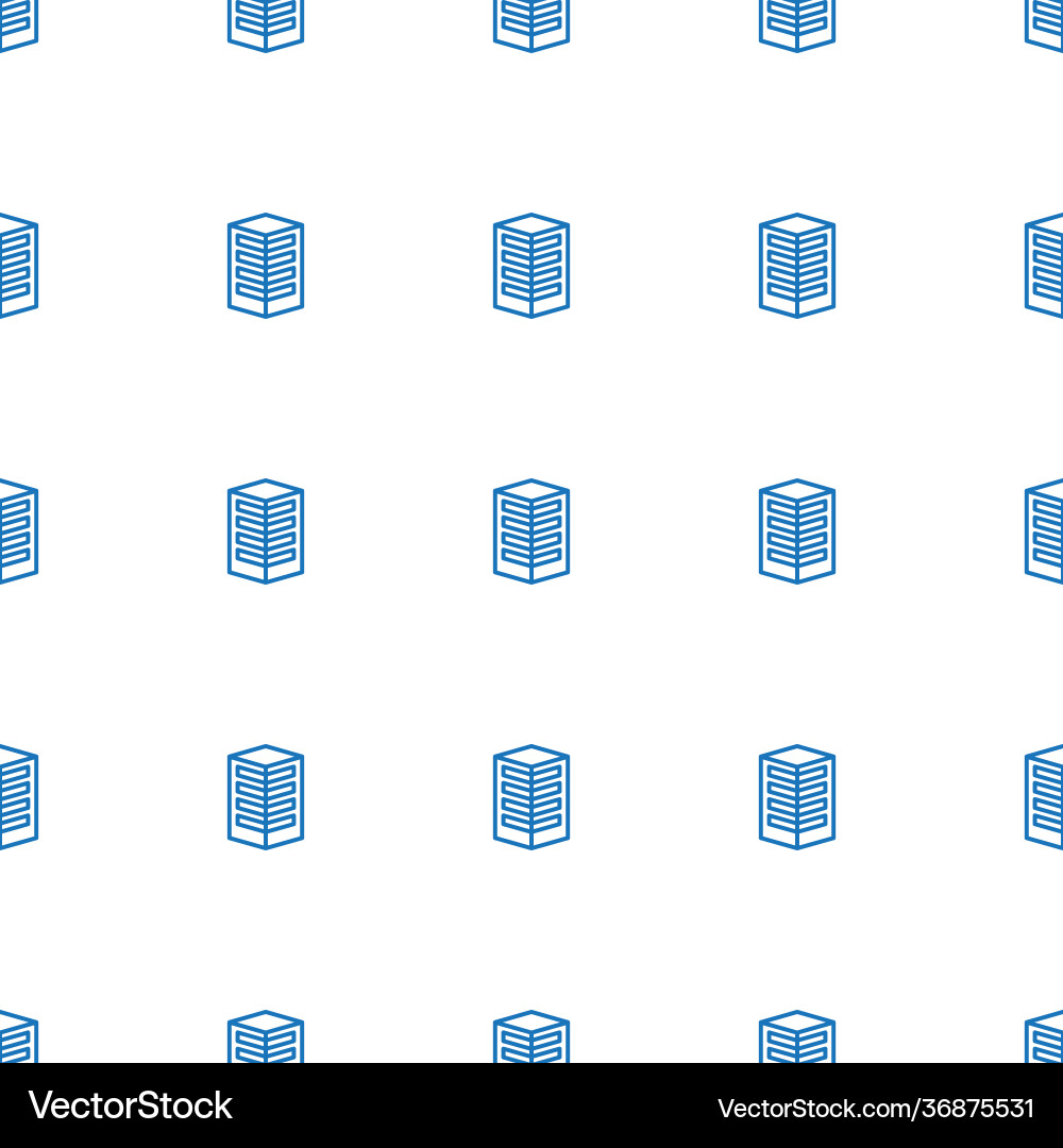 Building icon pattern seamless white background Vector Image