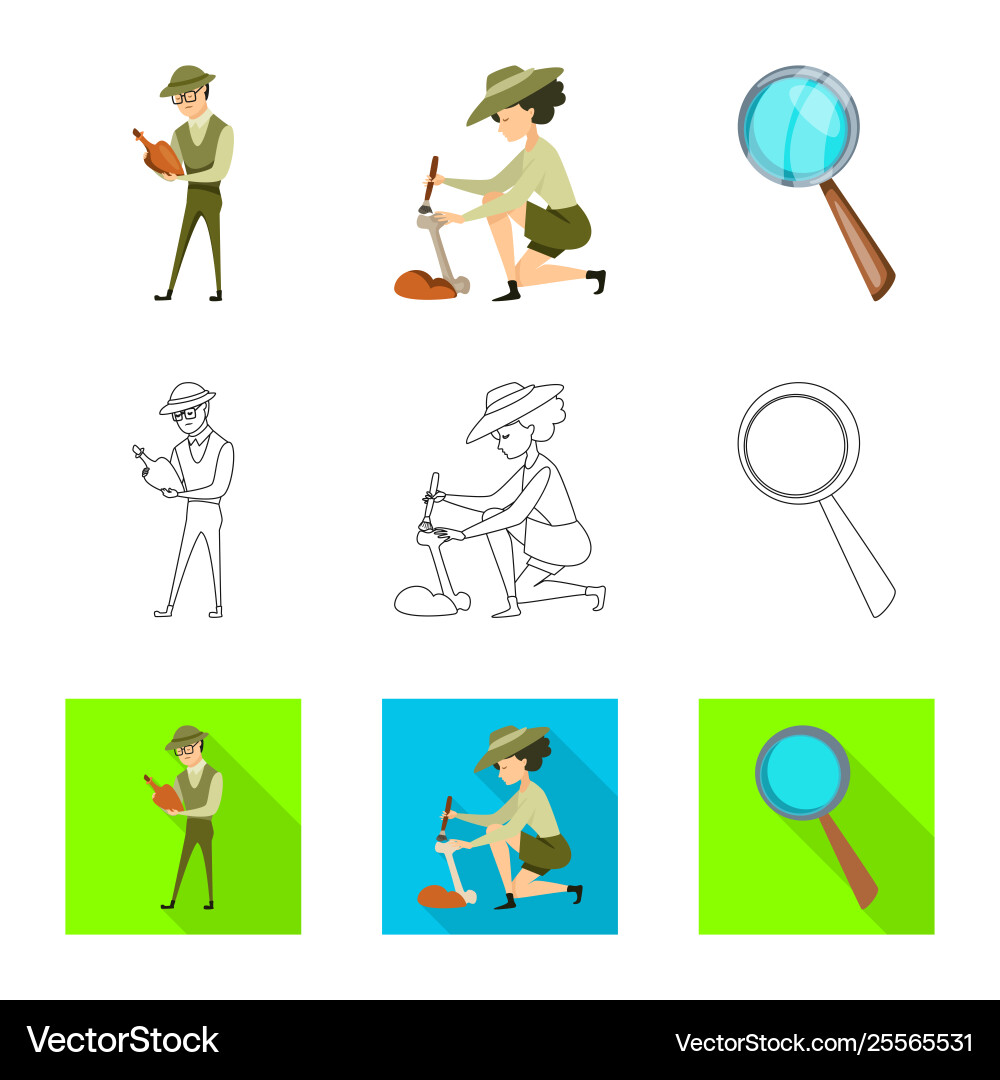 Design story and items icon collection Vector Image