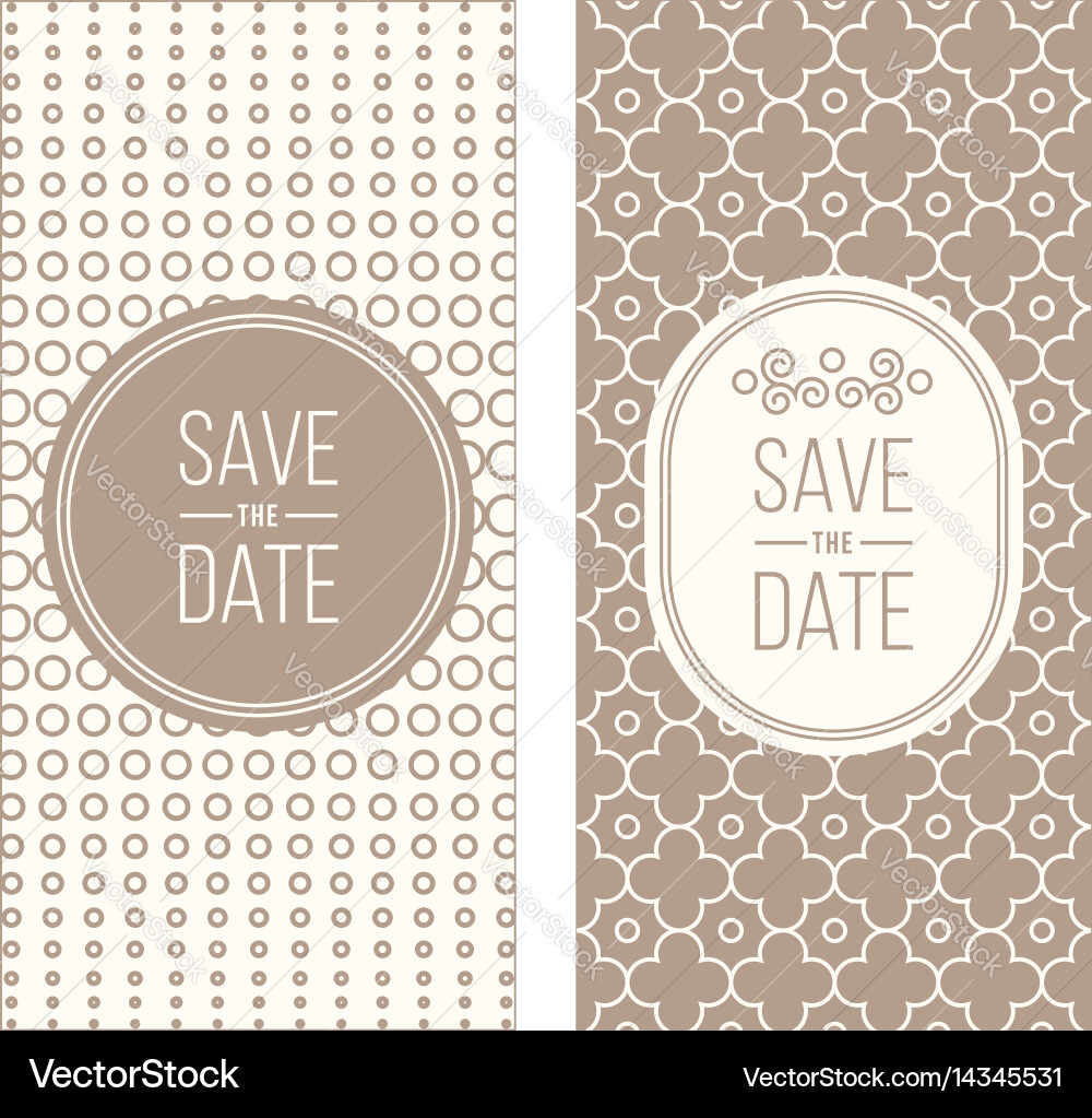 Retro Geometric Pattern Background Vector Image