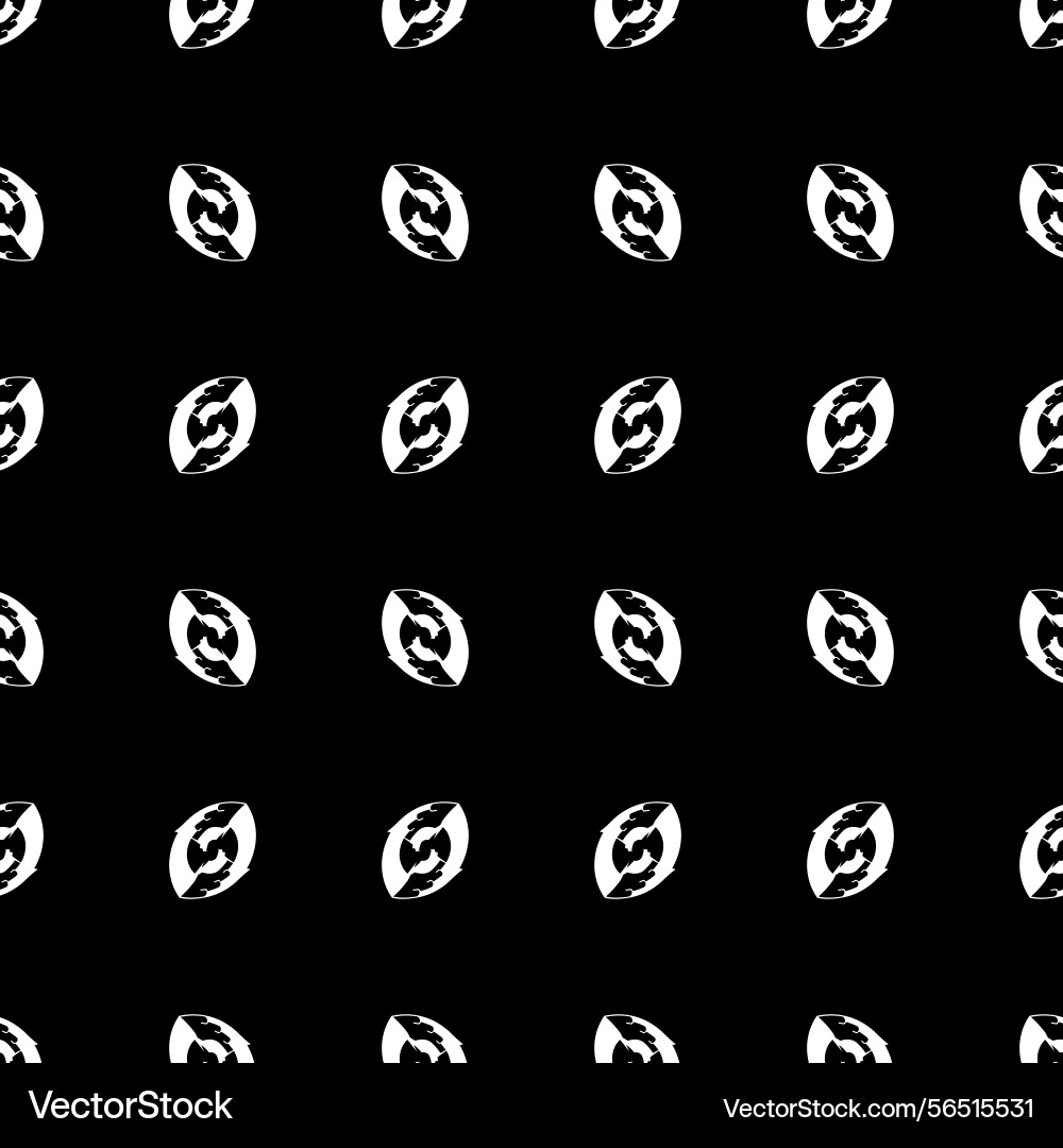 Seamless pattern with white abstract nut shape Seamless pattern with white abstract nut shape Vector Image