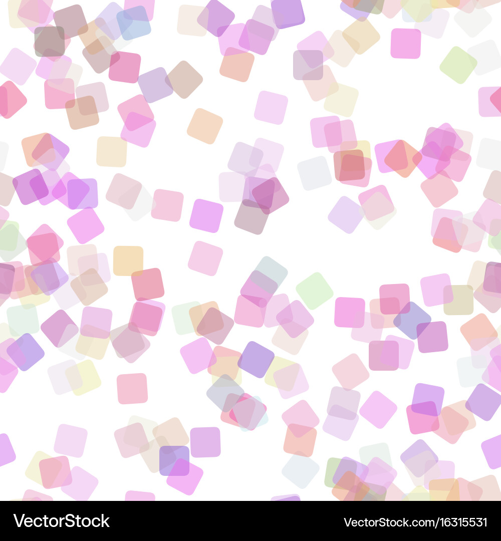 Seamless square pattern background - from random Vector Image