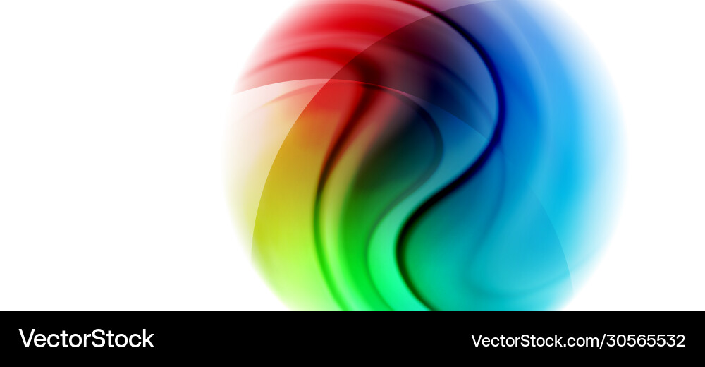 Abstract background fluid mixing gradient liquid Vector Image