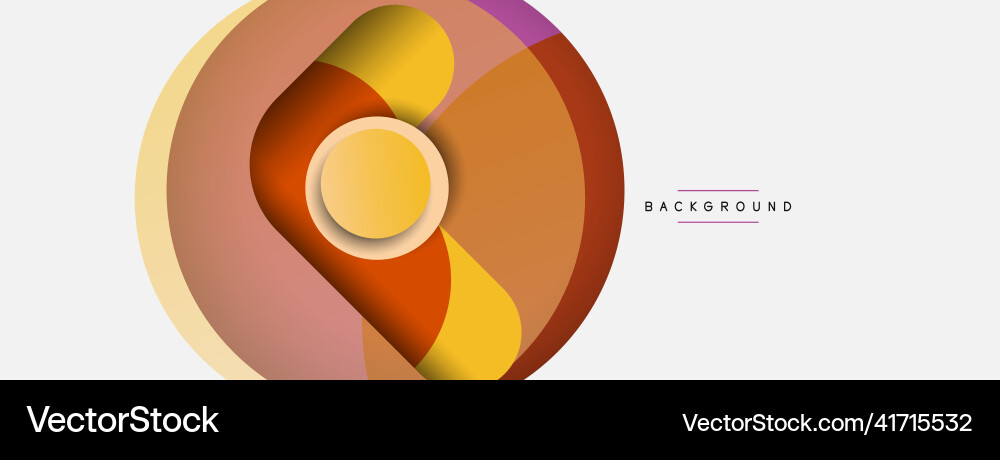 Circle and round shapes abstract background Circle and round shapes abstract background Vector Image
