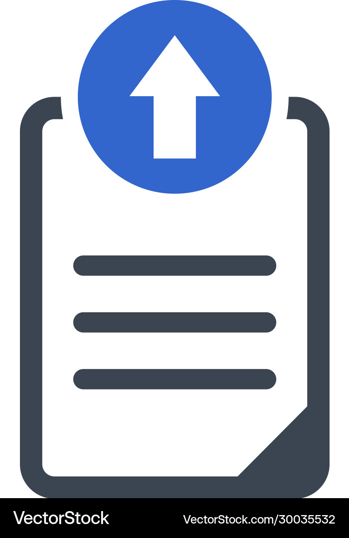 File upload icon Vector Image