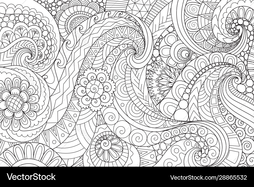 Flowing Wave Pattern vector image
