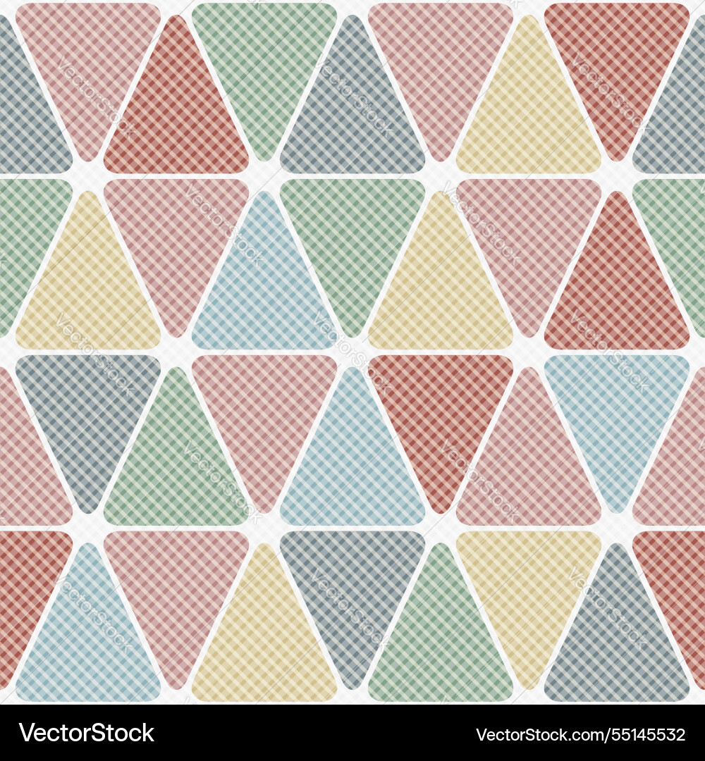 Seamless geometric pattern with triangles of boho Seamless geometric pattern with triangles of boho vector image