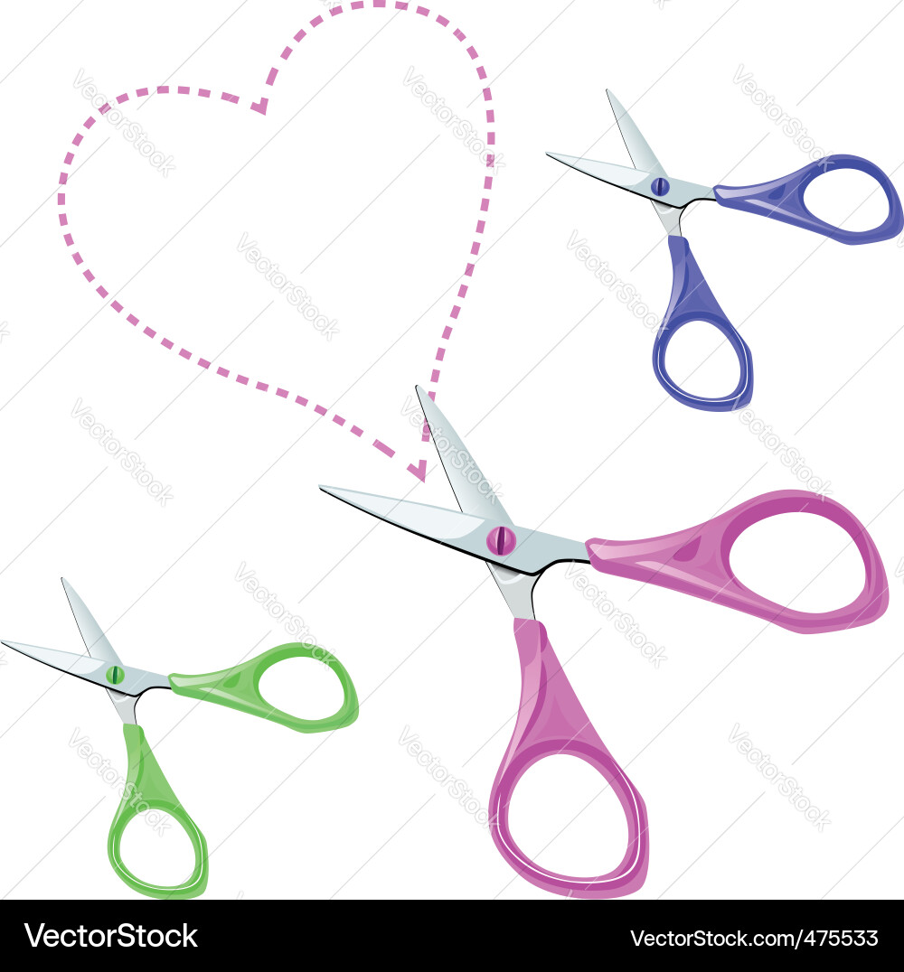 Scissors vector image