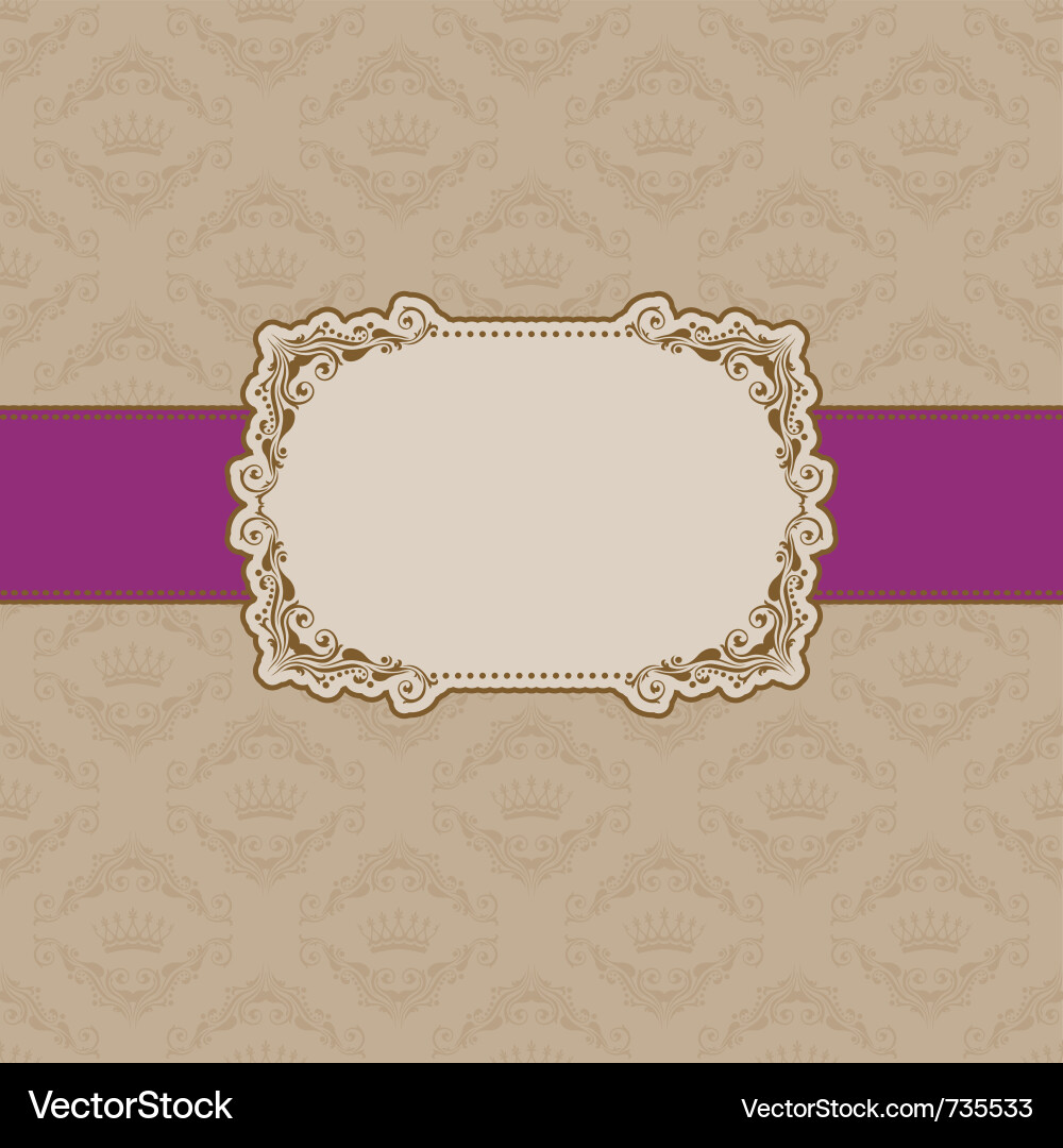 Template frame design Vector Image