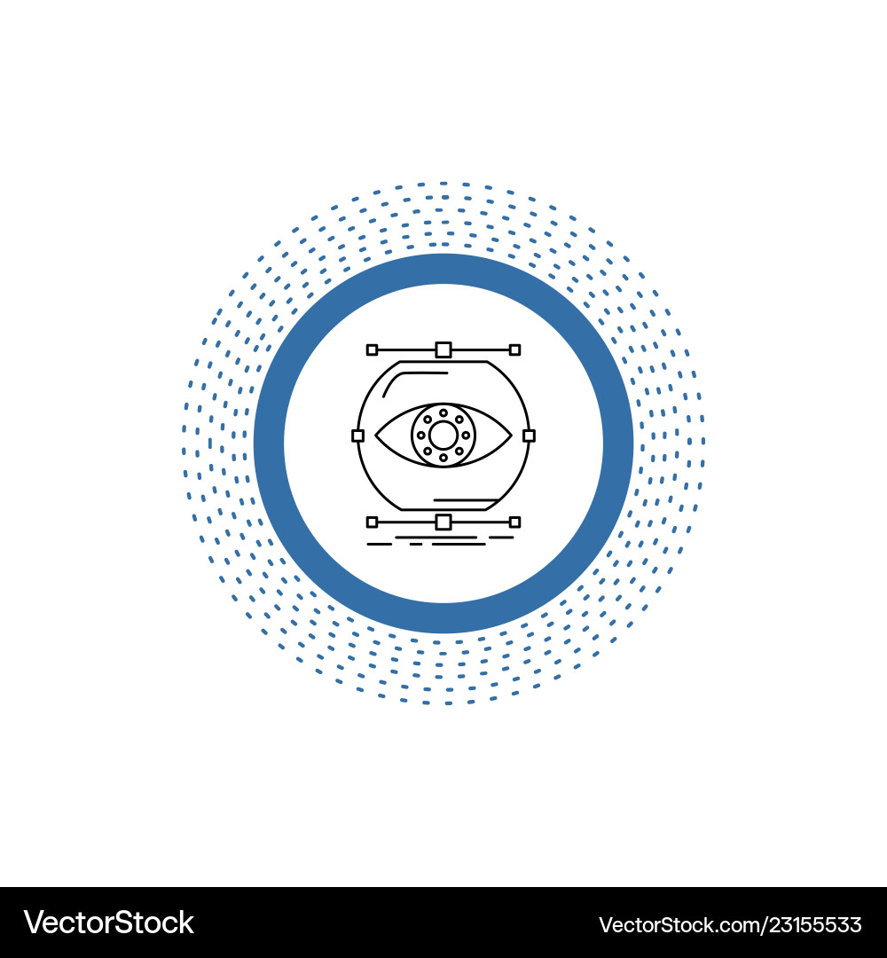 Visualize conception monitoring vision Visualize conception monitoring vision Vector Image