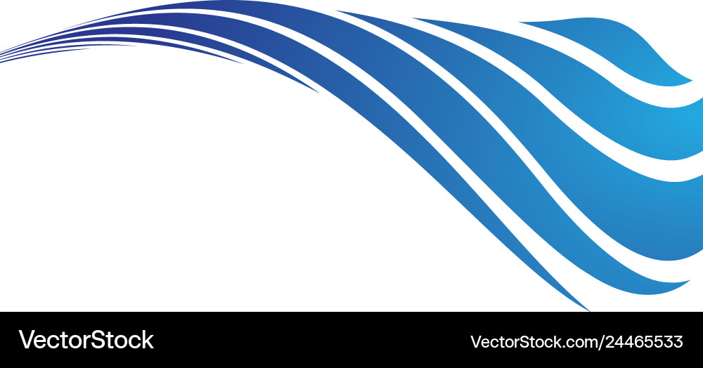Water wave icon Vector Image