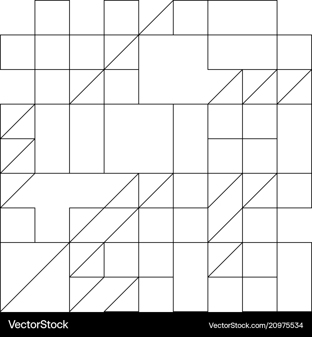 Geometric pattern with triangles rectangles Geometric pattern with triangles rectangles vector image