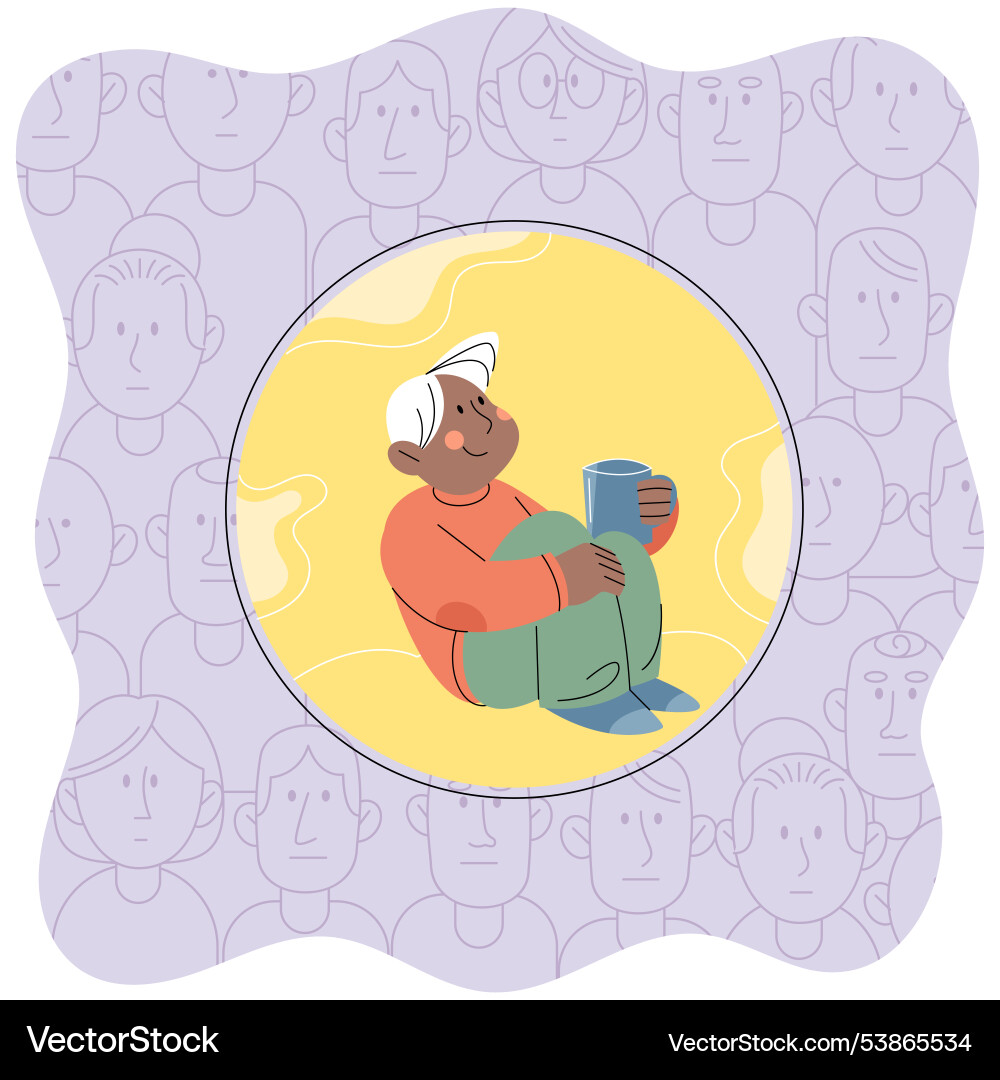 Introvert Introverts oft priorisieren Introvert Introverts oft priorisieren vektorbild