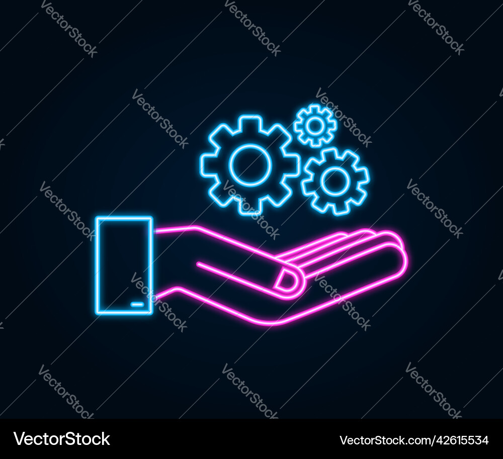 System software update or upgrade concept Vector Image