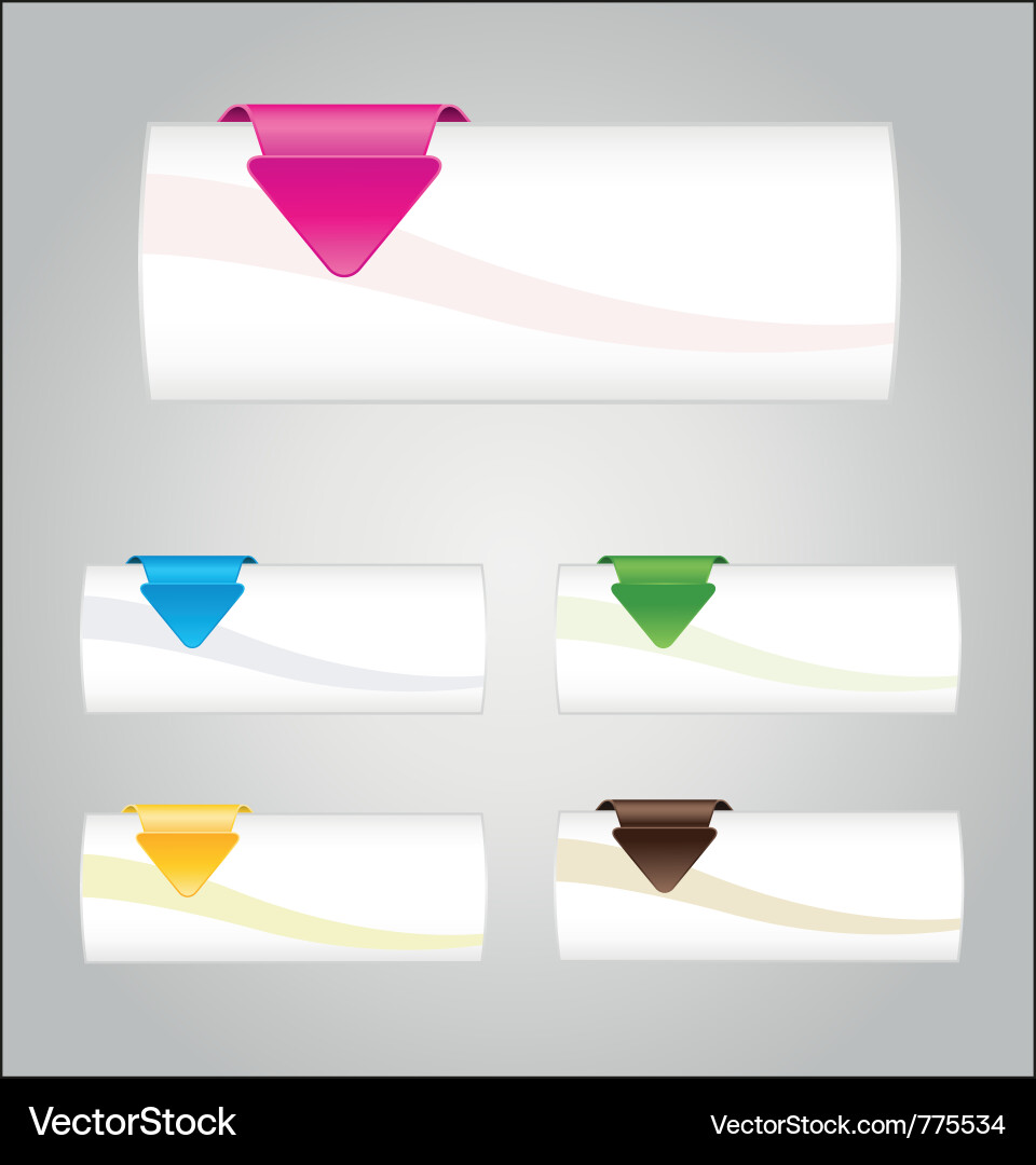 Web ui banner Vector Image