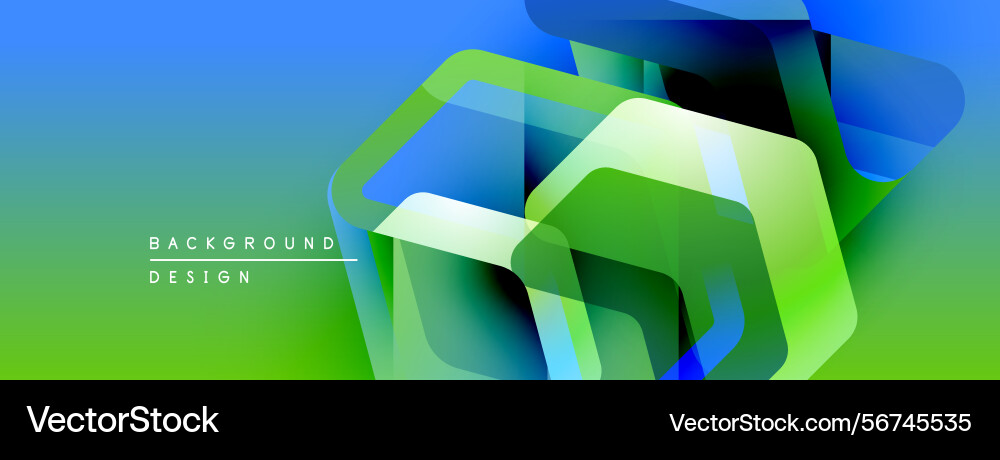 Abstract geometric shapes overlap creating Abstract geometric shapes overlap creating vector image