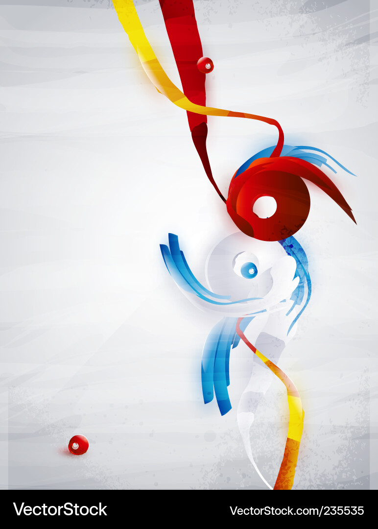 Abstract Swirls & Dynamics vector image