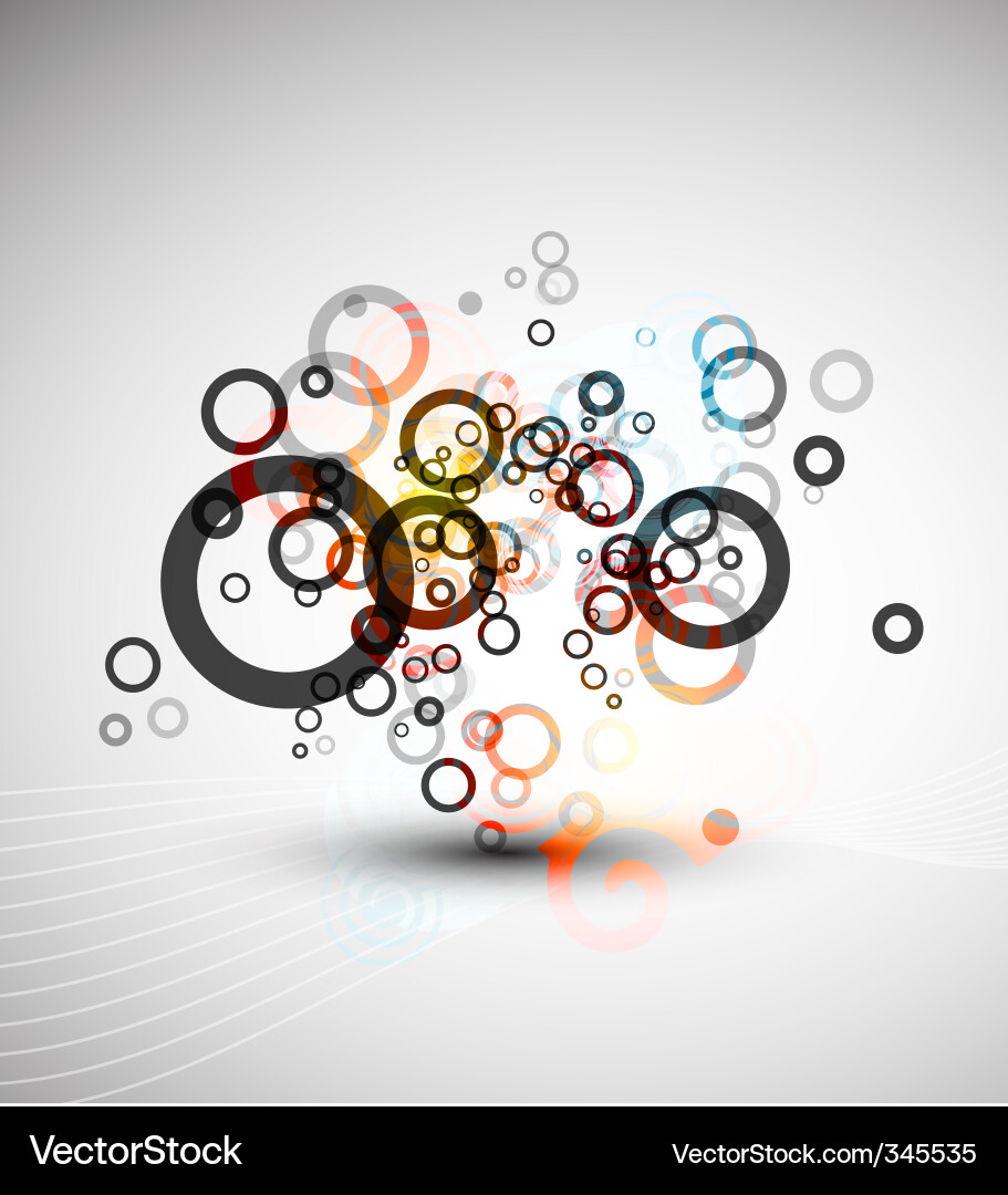 Colorful Burst Background vector image