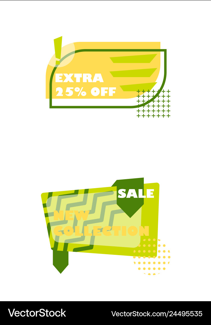 Minimal brochure templates with elements on whte Vector Image