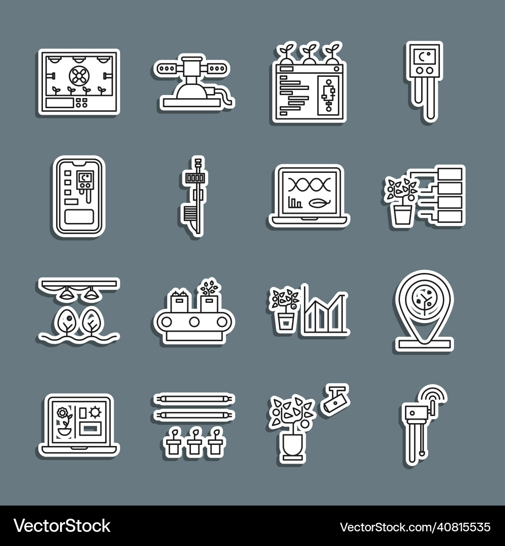 Set line router and wi-fi signal location tree Set line router and wi-fi signal location tree Vector Image