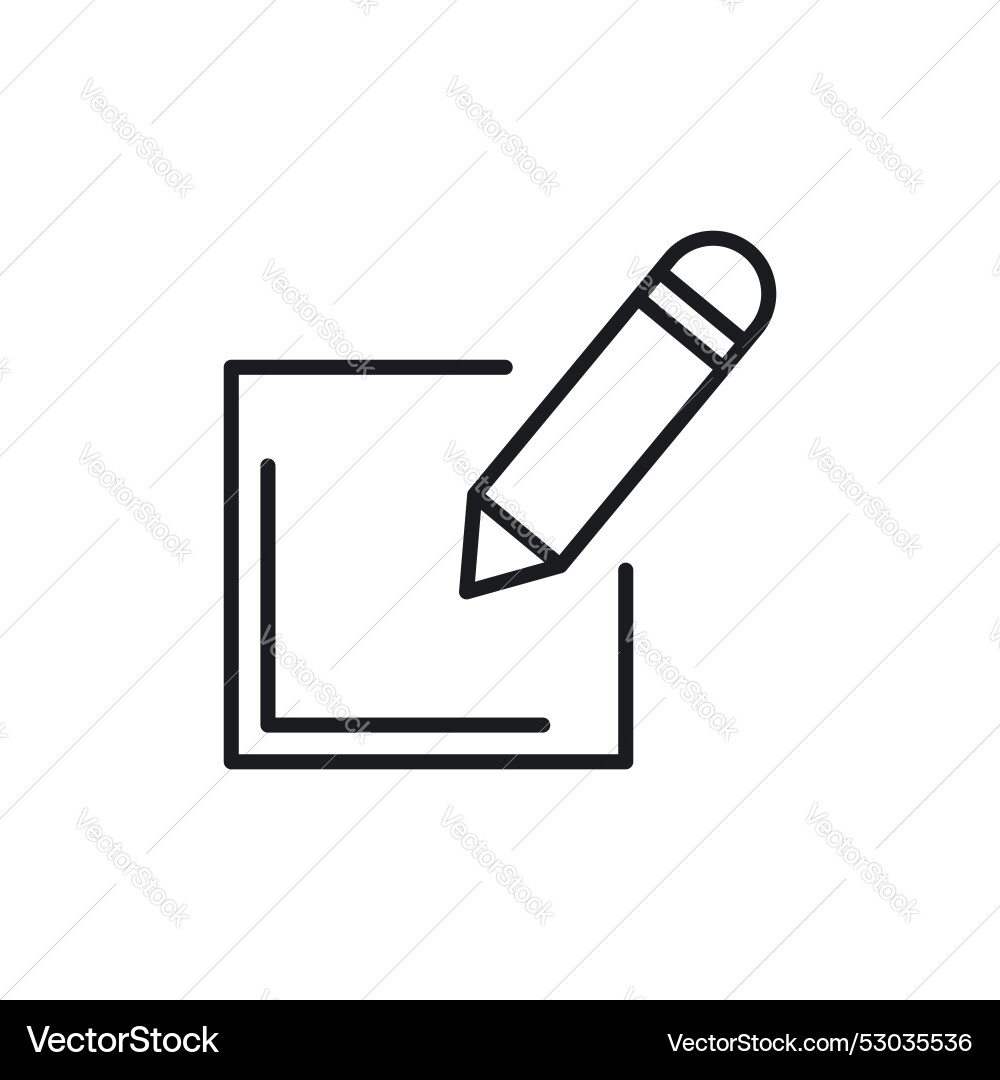 Edit icon set document button draw notepad Edit icon set document button draw notepad vector image