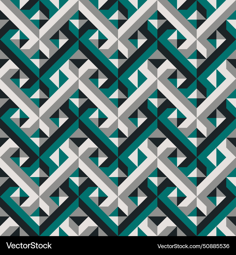 Geometric seamless pattern image vector image