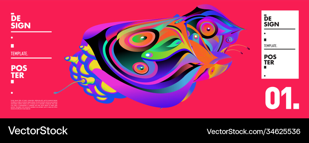 Landing page background template with colorful Landing page background template with colorful Vector Image