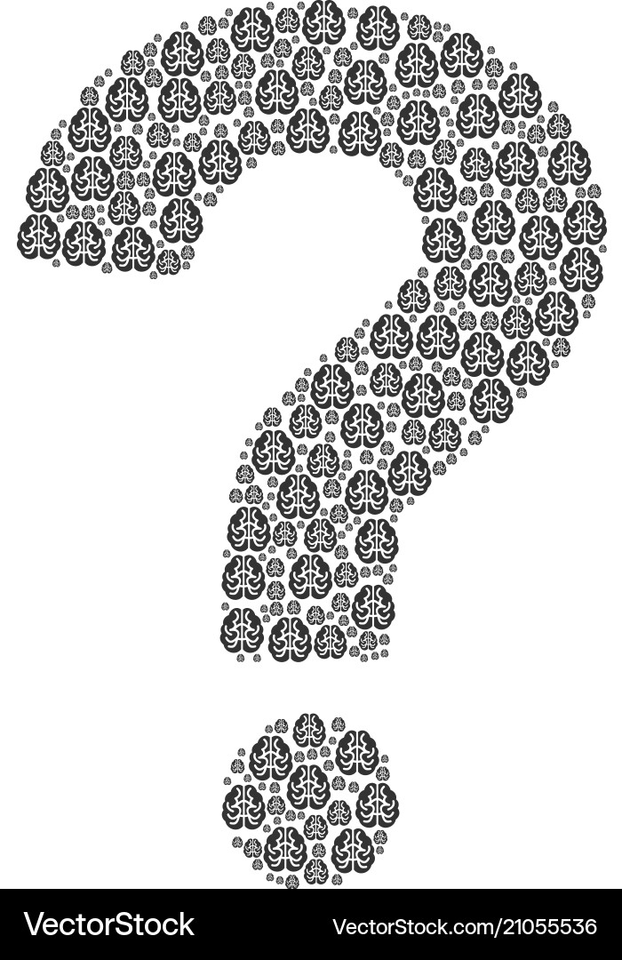 Query composition of brain icons Query composition of brain icons Vector Image