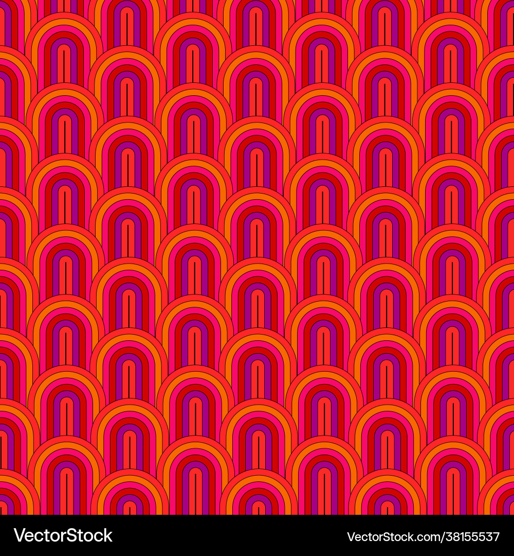 Abstract background with retro styled pattern vector image