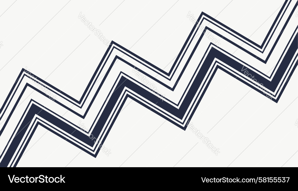 Dynamic Zigzag Pattern Vector Image