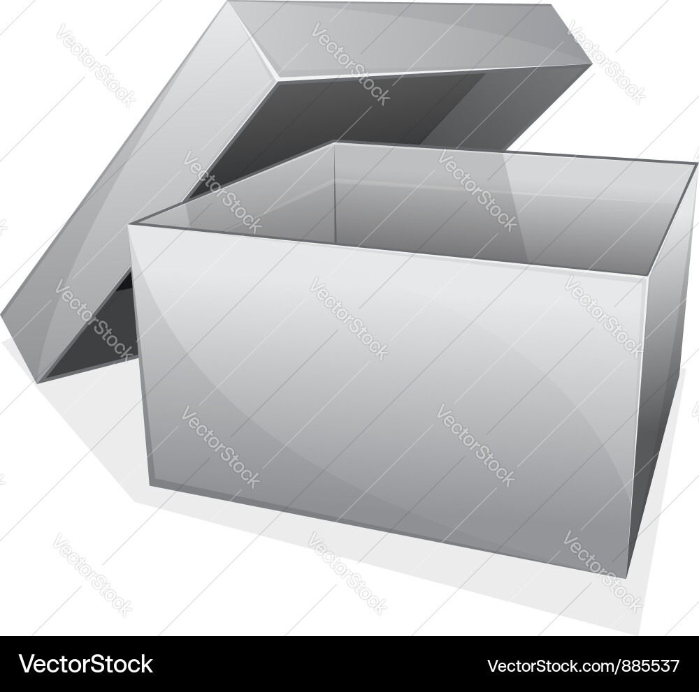 Empty box Vector Image