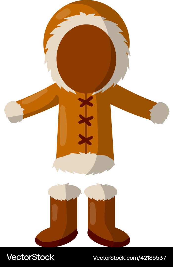 Set of eskimo and aleutian objects Vector Image