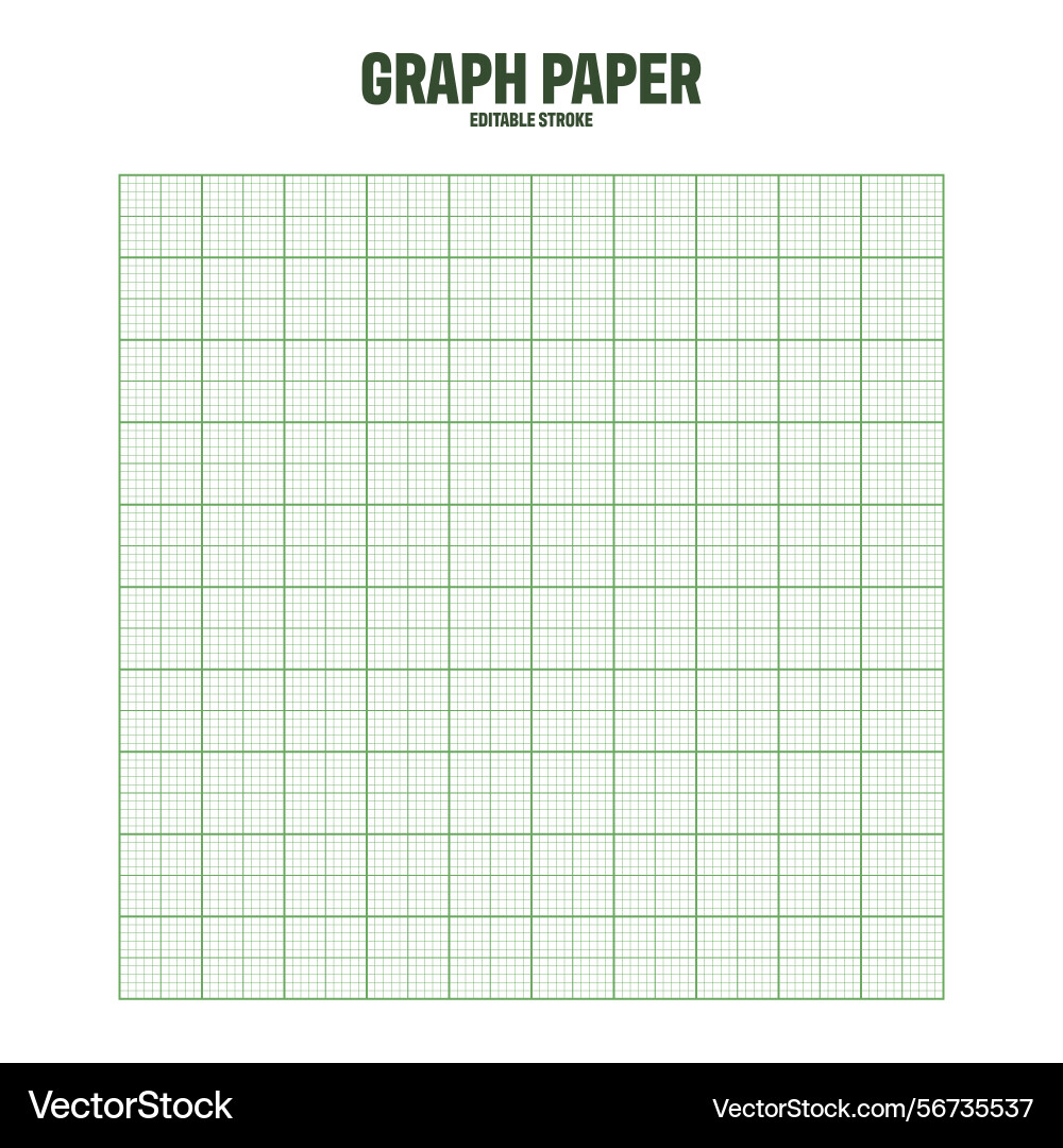 Sheet of graph paper with grid millimeter Sheet of graph paper with grid millimeter vector image