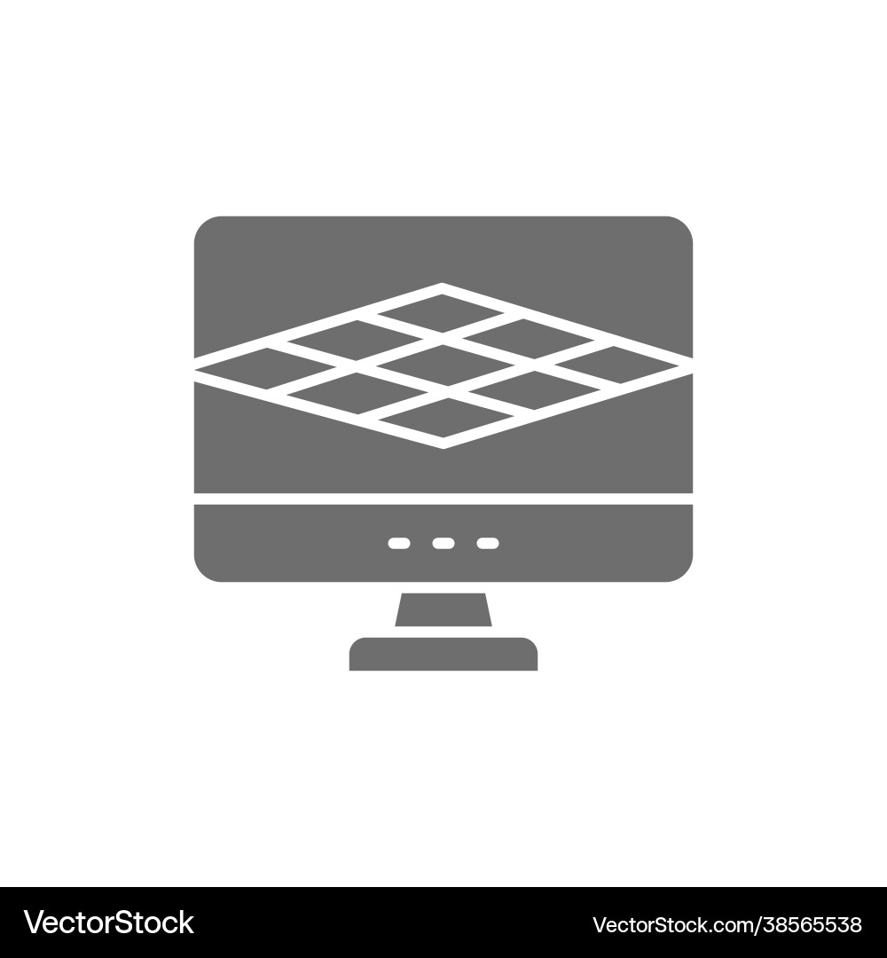 Computer program for 3d printer product Vector Image