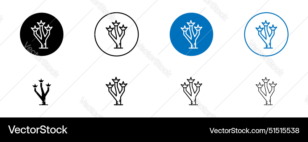 Joshua tree icon Joshua tree icon vector image