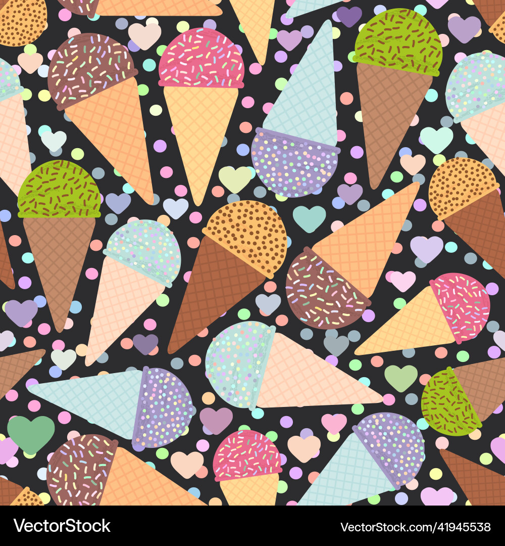Seamless pattern with mint raspberry chocolate Seamless pattern with mint raspberry chocolate Vector Image