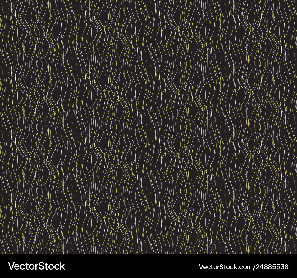 Seamless pattern with wavy drawn lines Vector Image