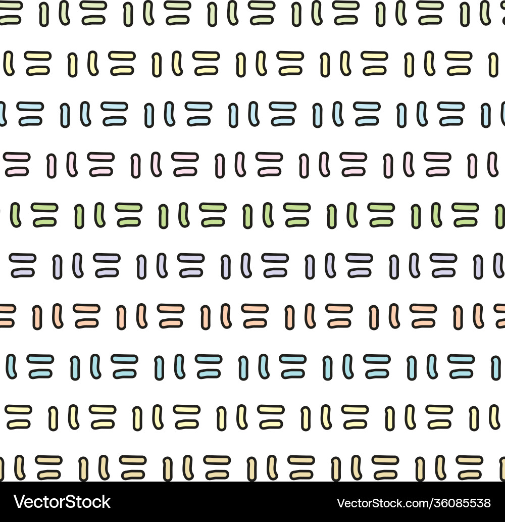 Simple shape repeat pattern design Vector Image