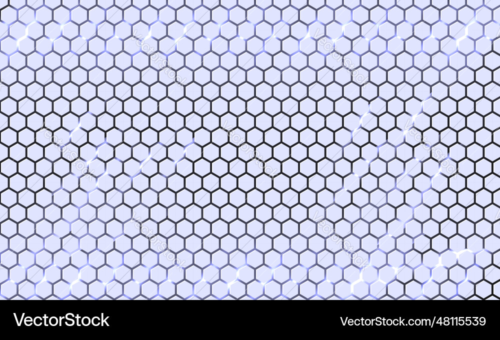 3d hexagonal technology abstract white background 3d hexagonal technology abstract white background Vector Image
