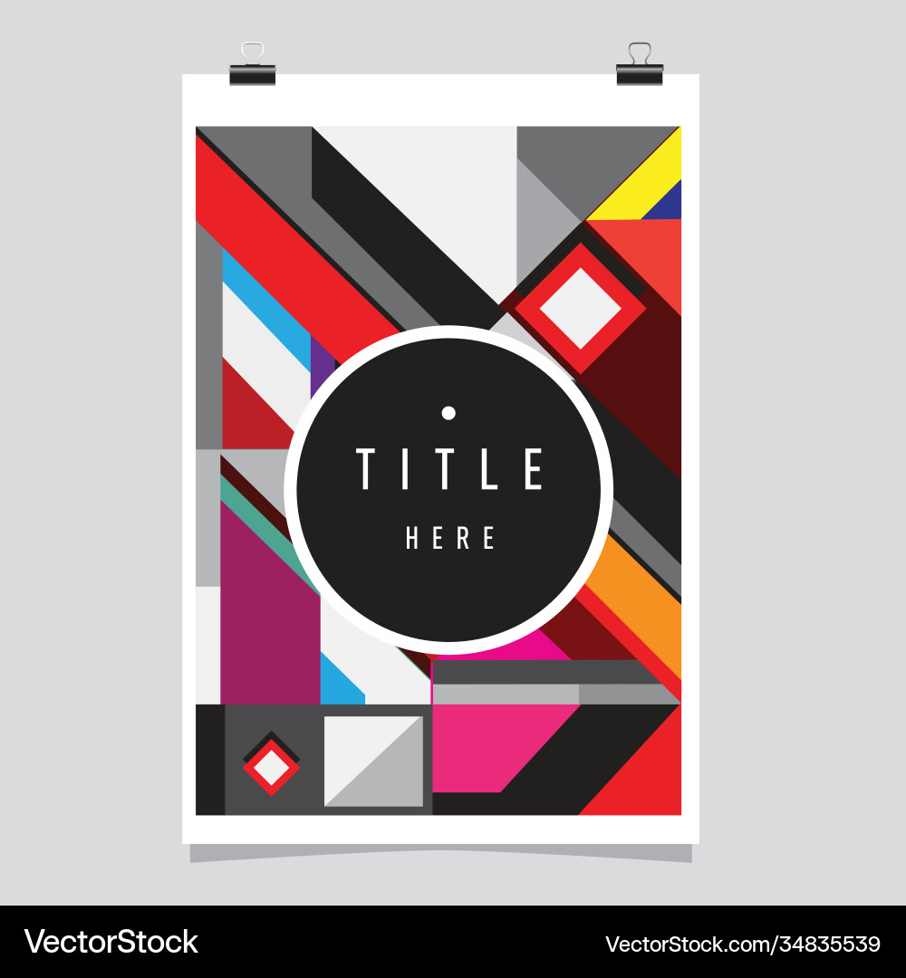 Abstract colorful geometric pattern background Abstract colorful geometric pattern background Vector Image