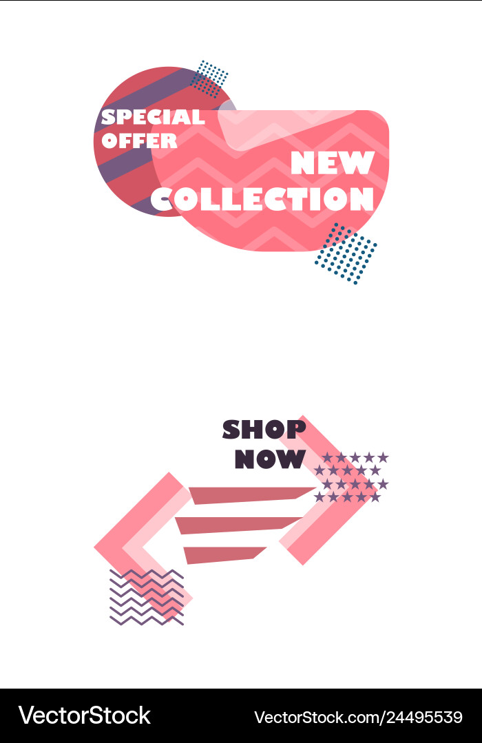 Minimal brochure templates with elements on whte Minimal brochure templates with elements on whte Vector Image