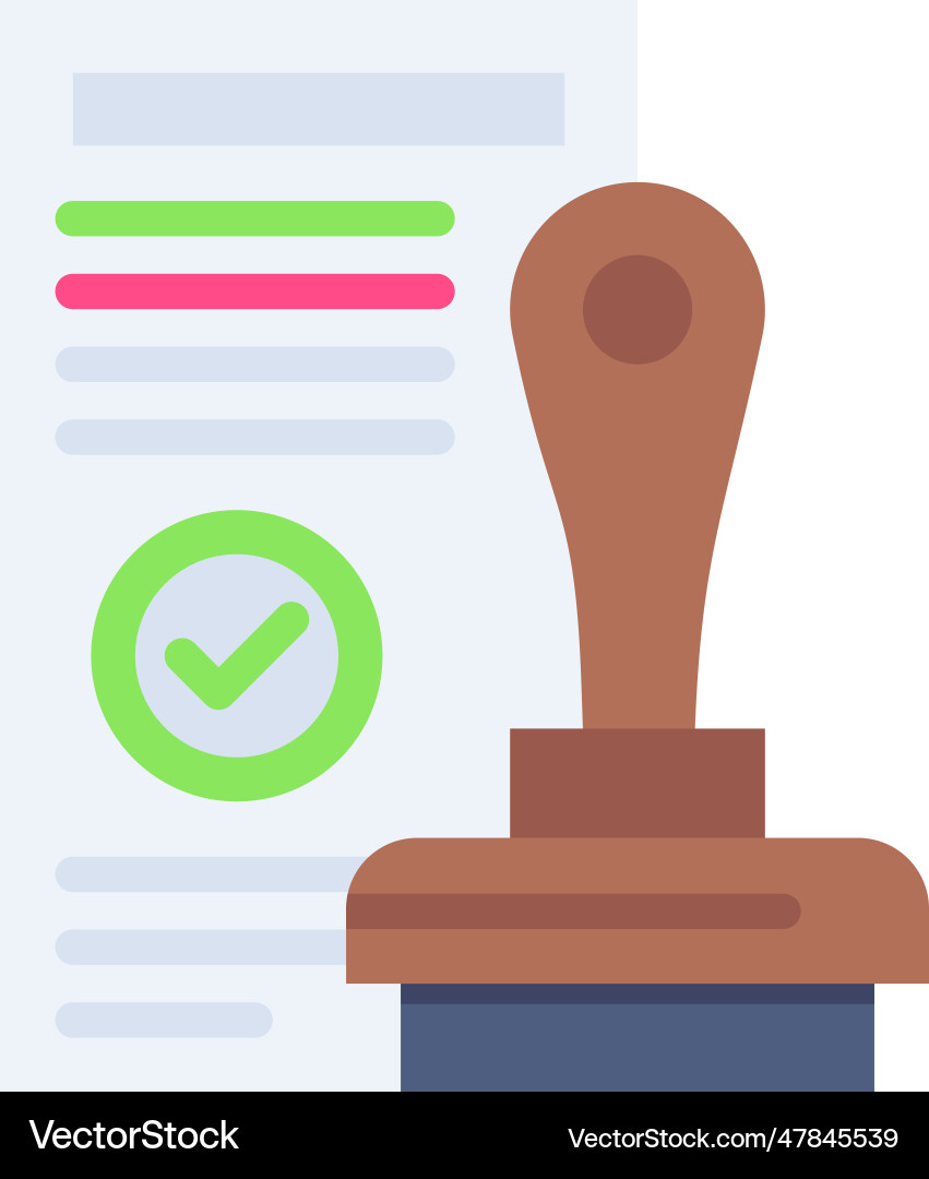 Validation icon image Vector Image