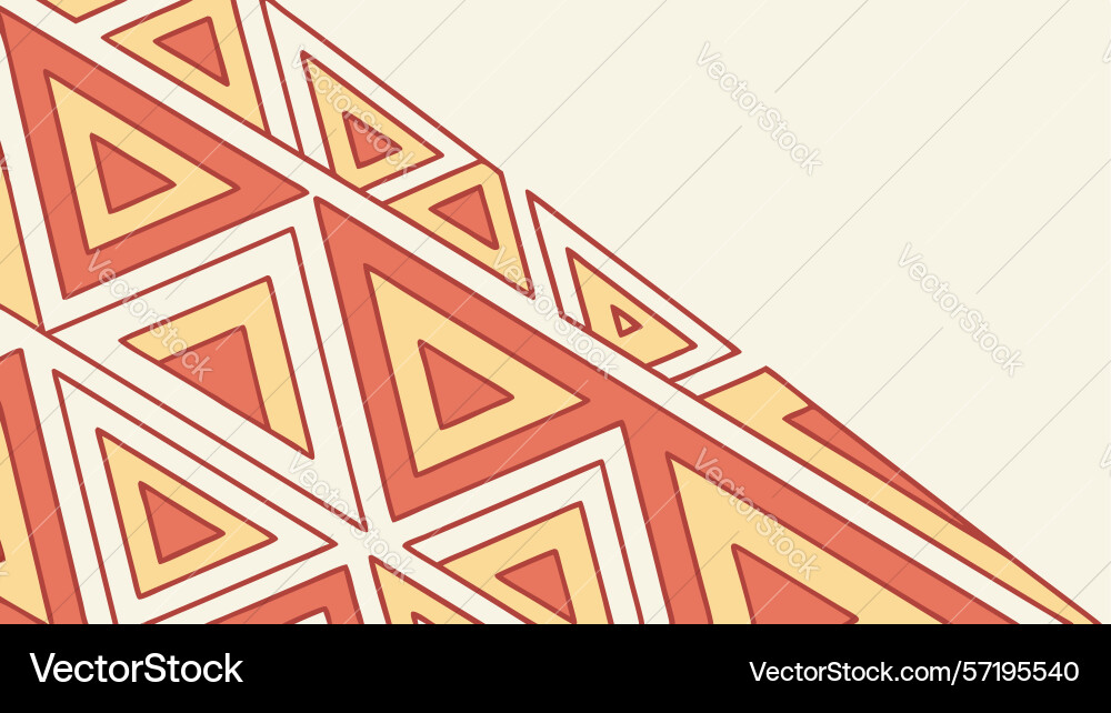 Abstract geometric triangular pattern dynamic Vector Image