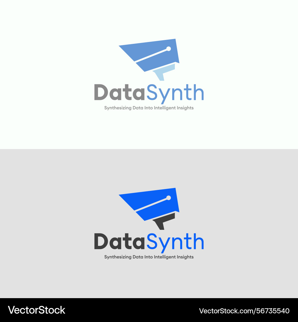 Abstract neural icon design for data intelligence Vector Image