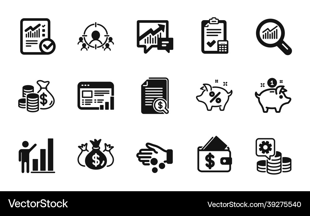 Set of checked calculation check Set of checked calculation check Vector Image